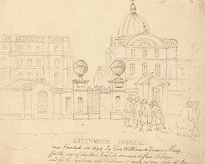 Greenwich Hospital von Thomas Rowlandson