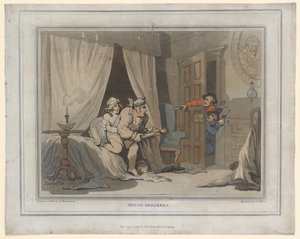 Hausbrecher, Druck von Thomas Molten, 1791 von Thomas Rowlandson