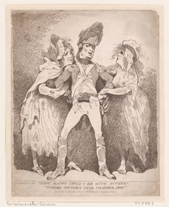 Wie glücklich könnte ich mit einem sein, wäre der andere liebe Charmeur weg, [1784]
