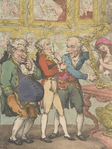 Italienische Bilderhändler täuschen meinen Lord Anglaise, 30. Mai 1812 von Thomas Rowlandson