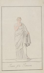 Römisches Mädchen von Thomas Rowlandson