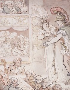 John Bull in der Oper, 1803 von Thomas Rowlandson