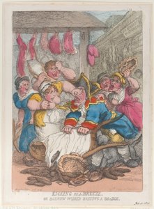 Ein Windstoß oder Barrow-Frauen, die einen Amtsdiener schlagen, 10. Februar 1814