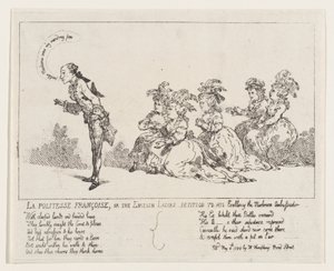 La politesse Françoise, oder Die Petition der englischen Damen an Seine Exzellenz den Mushro von Thomas Rowlandson