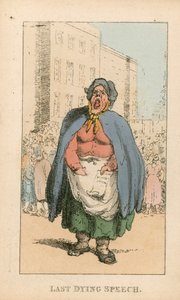 Letzte Sterbensrede (farbige Gravur)