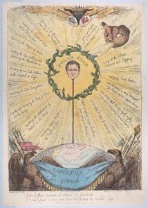 Napoleon Le Grande, 2. Dezember 1813 von Thomas Rowlandson