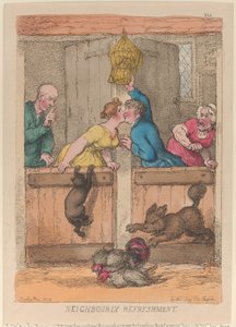 Nachbarschaftliche Erfrischung von Thomas Rowlandson