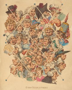 Seltsame Charaktere, veröffentlicht 1801 von Thomas Rowlandson