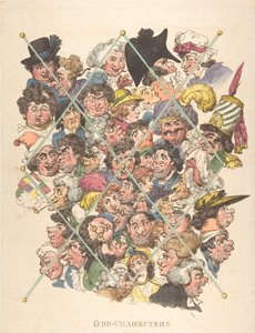 Seltsame Charaktere, 16. Februar 1801 von Thomas Rowlandson