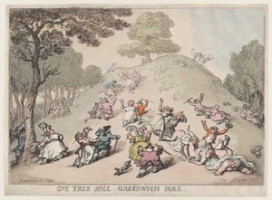One Tree Hill, Greenwich Park, 1802 von Thomas Rowlandson