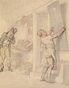 Vor dem Gemüseladen von Thomas Rowlandson