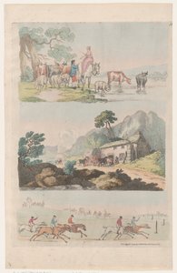 Tafel 10, Umrisse von Figuren, Landschaften und Vieh... für den Gebrauch von Lernenden, 6. August 1790