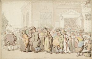 Providence Chapel, spätes 18. Jahrhundert von Thomas Rowlandson