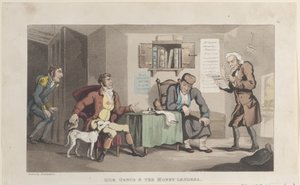 Quae Genus & Die Geldverleiher, aus Die Geschichte von Johnny Quae Genus, The L..., 1. September 1821