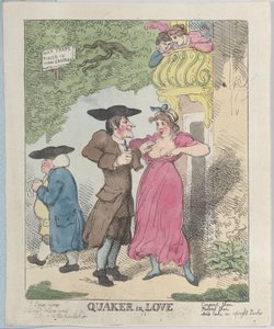 Quäker in Liebe, 1815 von Thomas Rowlandson