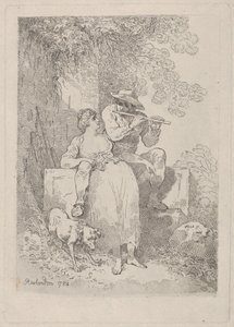 Ruhe von der Arbeit an sonnigen Tagen von Thomas Rowlandson