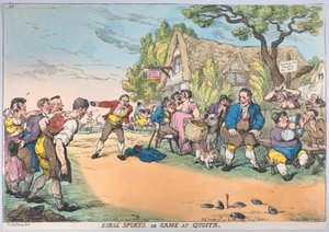 Ländliche Sportarten oder Spiel mit Quoits, 30. Oktober 1811