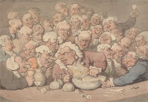 Punsch servieren