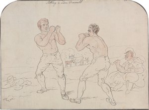 Einen Liebesstreit schlichten von Thomas Rowlandson
