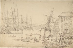 Werft, Greenwich von Thomas Rowlandson