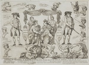 Skizze der Politik in Europa, 24. Januar 1786 - Geburtstag des Königs von Preußen