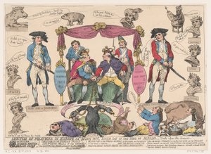 Skizze der Politik in Europa, Geburtstag des Königs von Preußen, 10. Februar 1786
