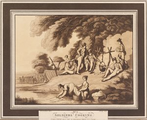 Soldaten beim Kochen, ca. 1798