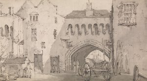 Southampton, das Watergate und Globe Inn von Thomas Rowlandson