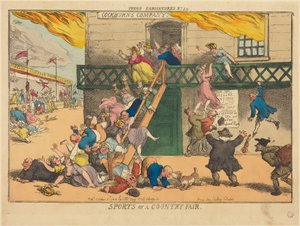 Sport eines Jahrmarkts von Thomas Rowlandson