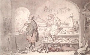 Der Alchemist von Thomas Rowlandson