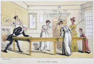 Der Billardtisch in „Doctor Syntax