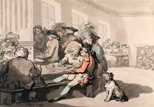 Das Schokoladenhaus, 1787 von Thomas Rowlandson