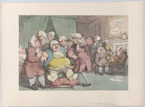 Die Beratung oder Letzte Hoffnung, 30. Juni 1808 von Thomas Rowlandson