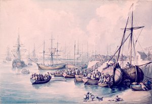 Die Landung der Royalisten von Toulon