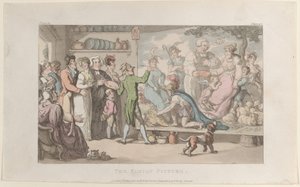 Das Familienbild, aus Der Pfarrer von Wakefield, 1. Mai 1817 von Thomas Rowlandson