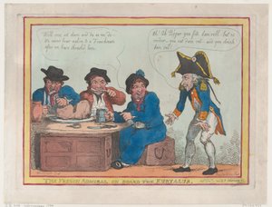 Der französische Admiral an Bord der Euryalus, 11. Dezember 1803