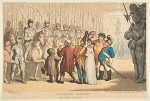 Die Pferderüstung im Turm von Thomas Rowlandson
