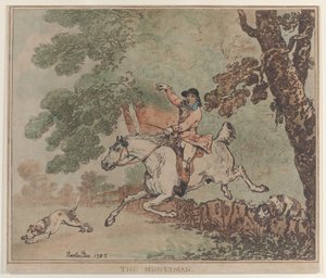 Der Jäger von Thomas Rowlandson