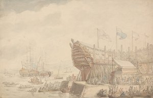 Der Stapellauf der H.M.S. 