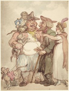 Der Affenhändler von Thomas Rowlandson