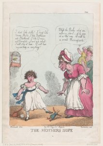 Die Hoffnung der Mutter von Thomas Rowlandson