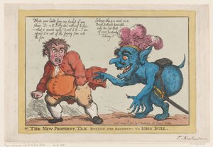 Die neue Grundsteuer zollt John Bull ihren Respekt, 16. April 1806