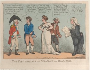 Die Handlung verdichtet sich oder Diamant gegen Diamant, 16. Juli 1809