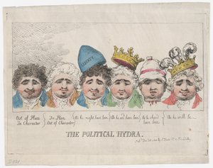 Die politische Hydra, 26. Dezember 1788 von Thomas Rowlandson