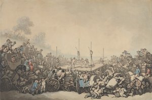 Der Preisboxkampf von Thomas Rowlandson