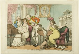 Die Rivalen von Thomas Rowlandson
