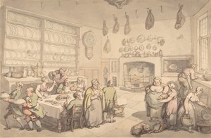 Die Küche des Gutsherrn von Thomas Rowlandson