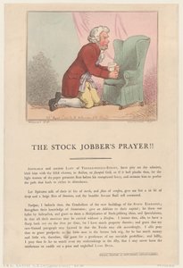 Das Gebet des Börsenmaklers!!, 1. August 1801