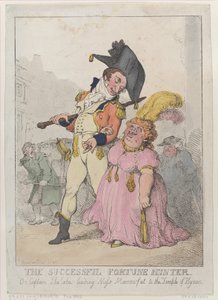 Der erfolgreiche Glücksjäger oder Captain Shelalee führt Miss Marrowfat..., [1802], neu aufgelegt 1812