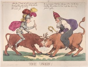 Die Union, 1. Januar 1801 von Thomas Rowlandson